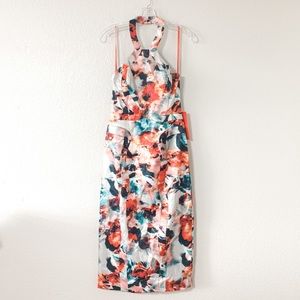 ML Monique Lhuillier Halter Dress Size 6 NWT